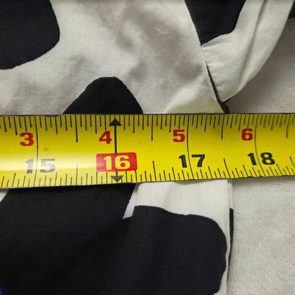 XS Maeve x Anthropologie The Bettina tiered shirt dress in Black & White floral - Picture 12 of 13